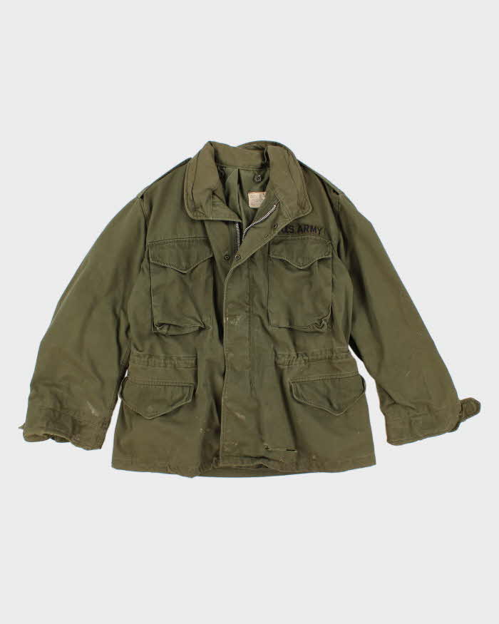 70s Distressed US Army M65 Jacket - L