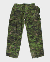 Vintage Military Digital Camo Cargo Trousers - W30 L28