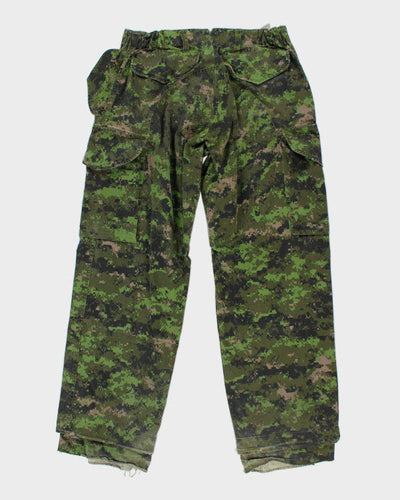 Vintage Military Digital Camo Cargo Trousers - W30 L28