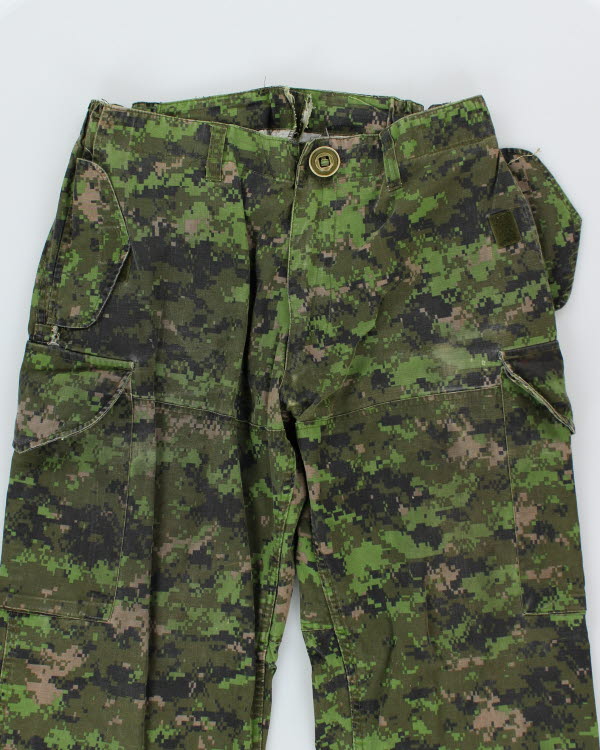 Vintage Military Digital Camo Cargo Trousers - W30 L28