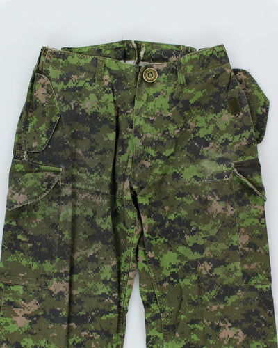 Vintage Military Digital Camo Cargo Trousers - W30 L28