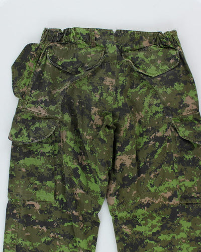 Vintage Military Digital Camo Cargo Trousers - W30 L28