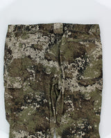 Vintage Military Woodland Camo Wide Cargo Trousers - W40 L30