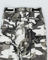 Vintage Military Snow Camo Cargo Trousers - W30 L26