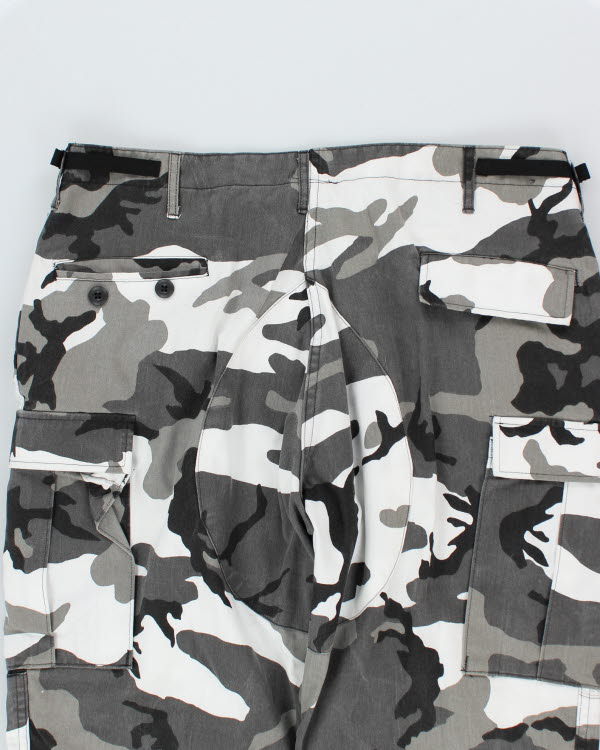 Vintage Military Propper Snow Camo Cargo Trousers - W31 L40
