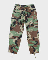 Vintage 90's Woodland Camouflage Military Cargo Trousers - W30 L30