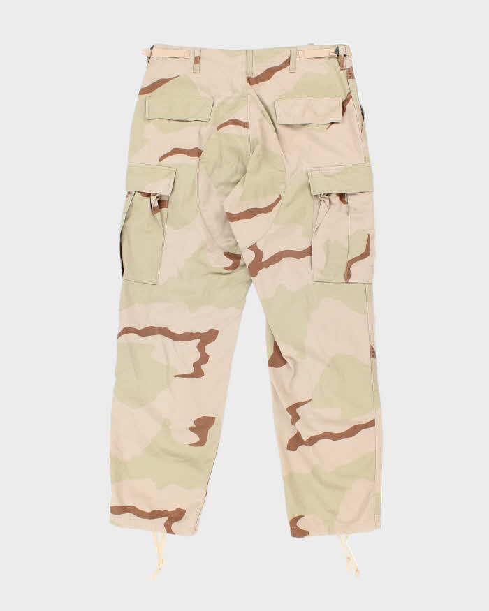 Vintage 90's Desert Camouflage Military Cargo Trousers - W34 L30