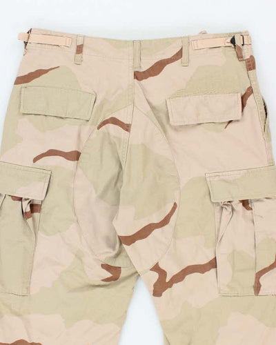 Vintage 90's Desert Camouflage Military Cargo Trousers - W34 L30