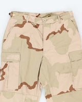 Vintage 90's Desert Camouflage Military Cargo Trousers - W32 L32