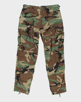 Vintage 90's Woodland Camouflage Military Cargo Trousers - W36 L32