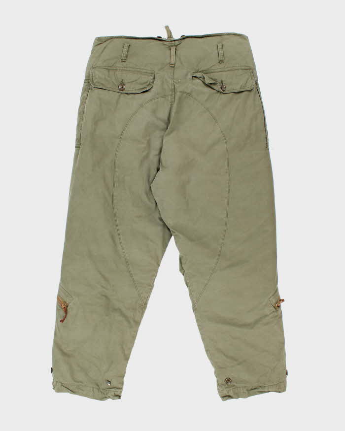 40s Vintage WW2 A-8 Flying Trousers - 38x29