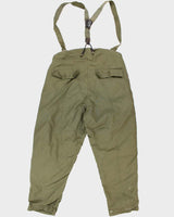 40s Vintage WW2 Flying Trousers &amp; Suspenders - 40x33