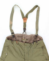 40s Vintage WW2 Flying Trousers &amp; Suspenders - 40x33