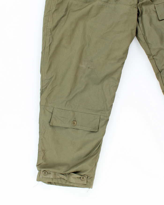 40s Vintage WW2 Flying Trousers &amp; Suspenders - 40x33