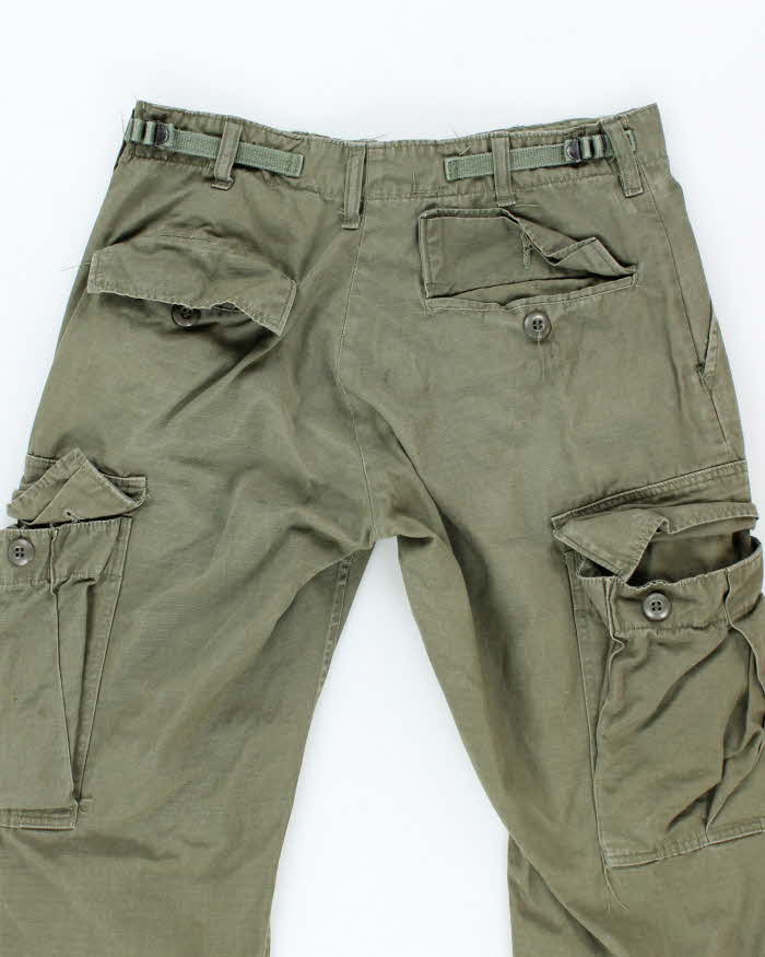 60s Vintage Vietnam War Jungle Trousers - 30x30