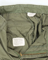 60s Vintage Vietnam War Jungle Trousers - 30x30