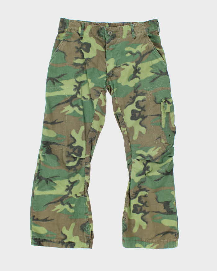 60s Vintage Vietnam War ERDL Camo Jungle Trousers - 30x25