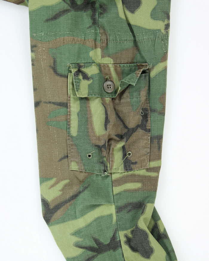 60s Vintage Vietnam War ERDL Camo Jungle Trousers - 30x25