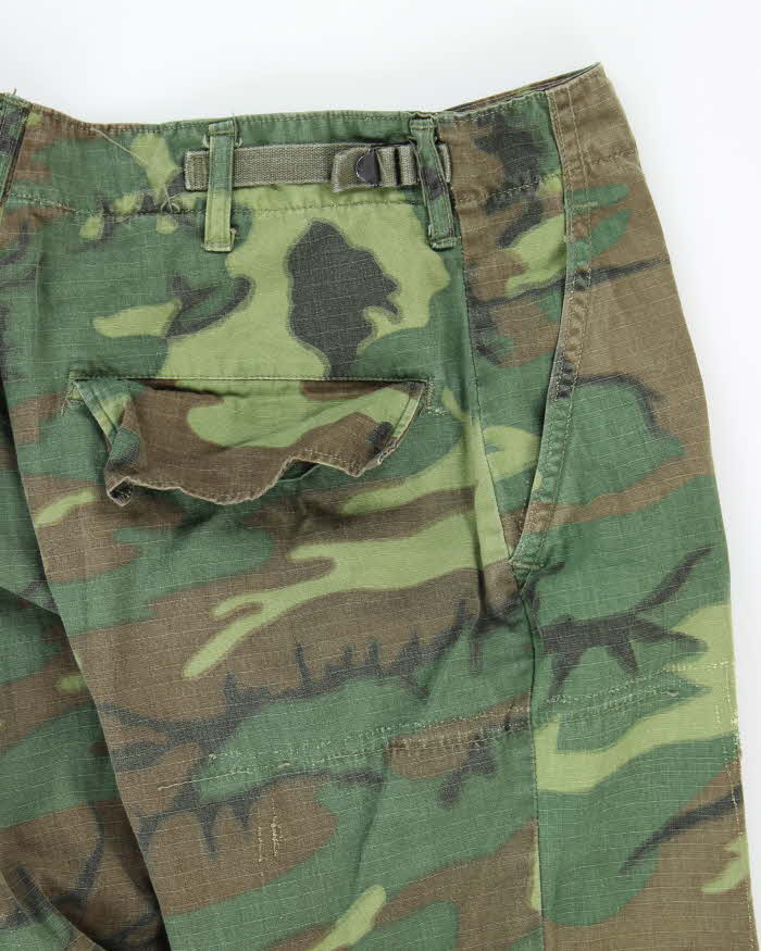 60s Vintage Vietnam War ERDL Camo Jungle Trousers - 30x25