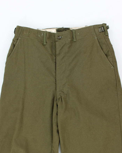 50s Vintage M51 Wool Trousers - 34x24