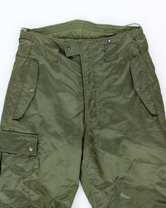 60s Vintage US Navy A-1 Insulated Deck Trousers -32x29
