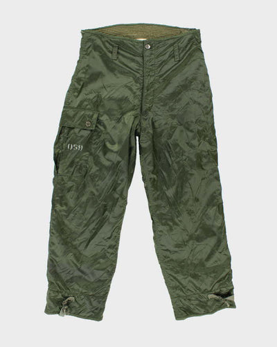80s Vintage US Navy A-1 Insulated Deck Trousers -32x28