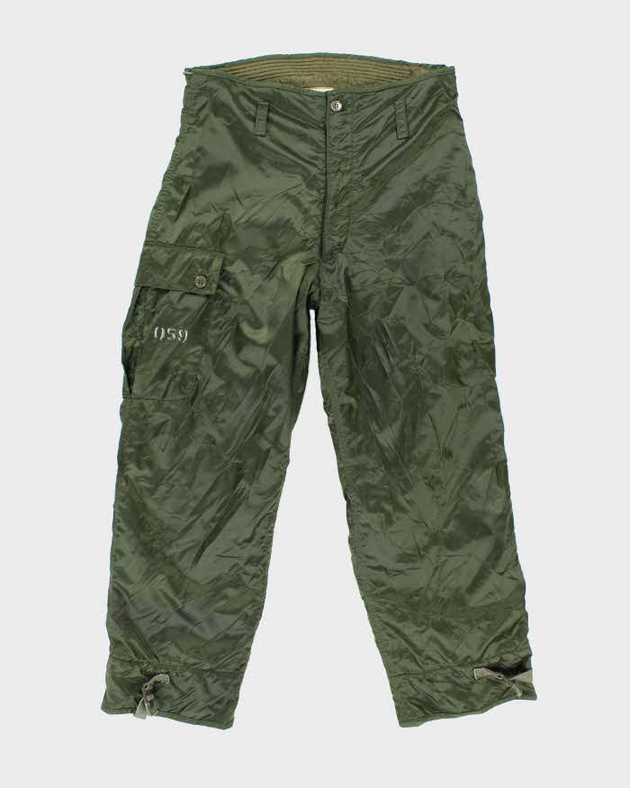 80s Vintage US Navy A-1 Insulated Deck Trousers -32x28