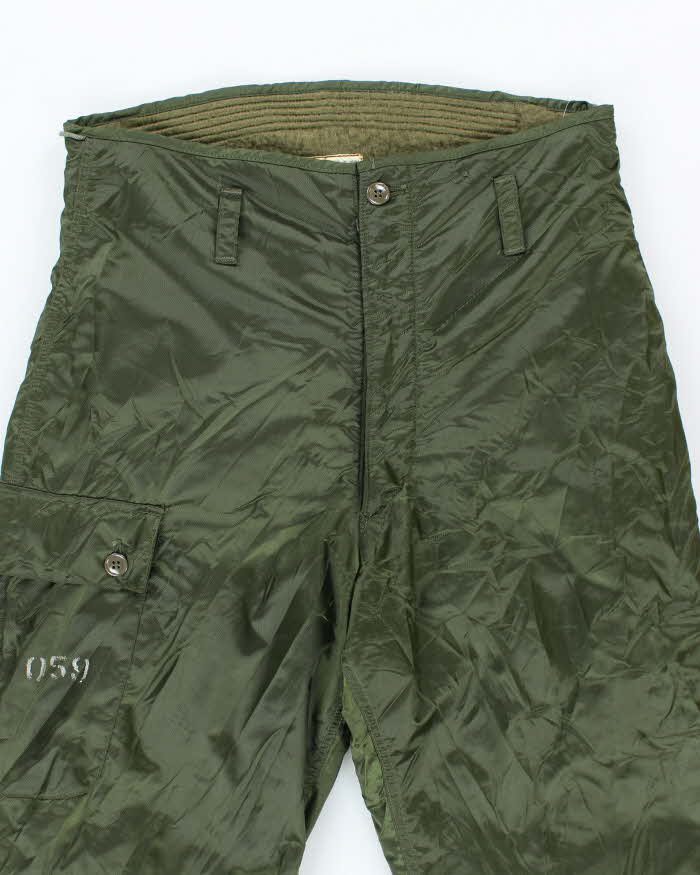 80s Vintage US Navy A-1 Insulated Deck Trousers -32x28