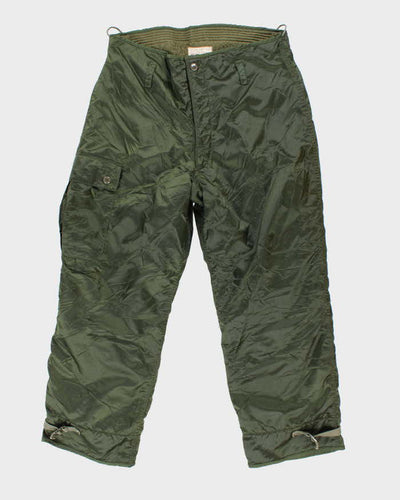 80s Vintage US Navy A-1 Insulated Deck Trousers - 36x30