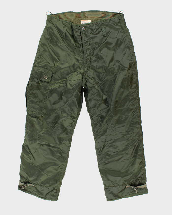 80s Vintage US Navy A-1 Insulated Deck Trousers - 36x30