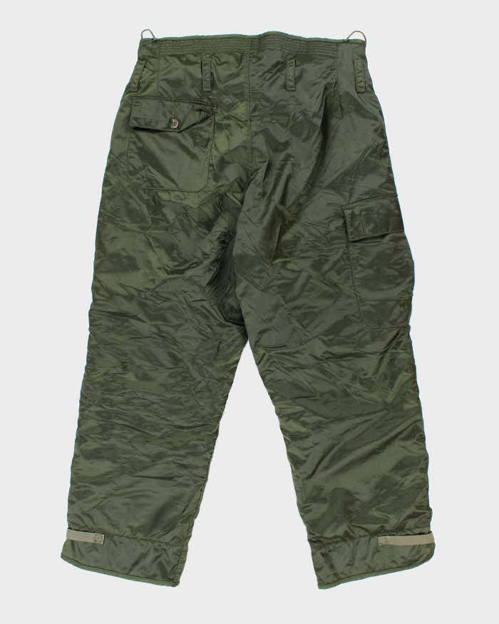 80s Vintage US Navy A-1 Insulated Deck Trousers - 36x30