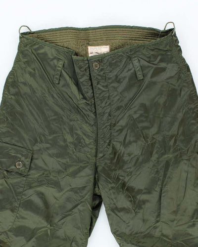 80s Vintage US Navy A-1 Insulated Deck Trousers - 36x30
