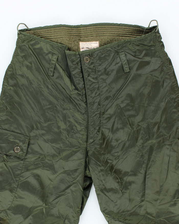 80s Vintage US Navy A-1 Insulated Deck Trousers - 36x30