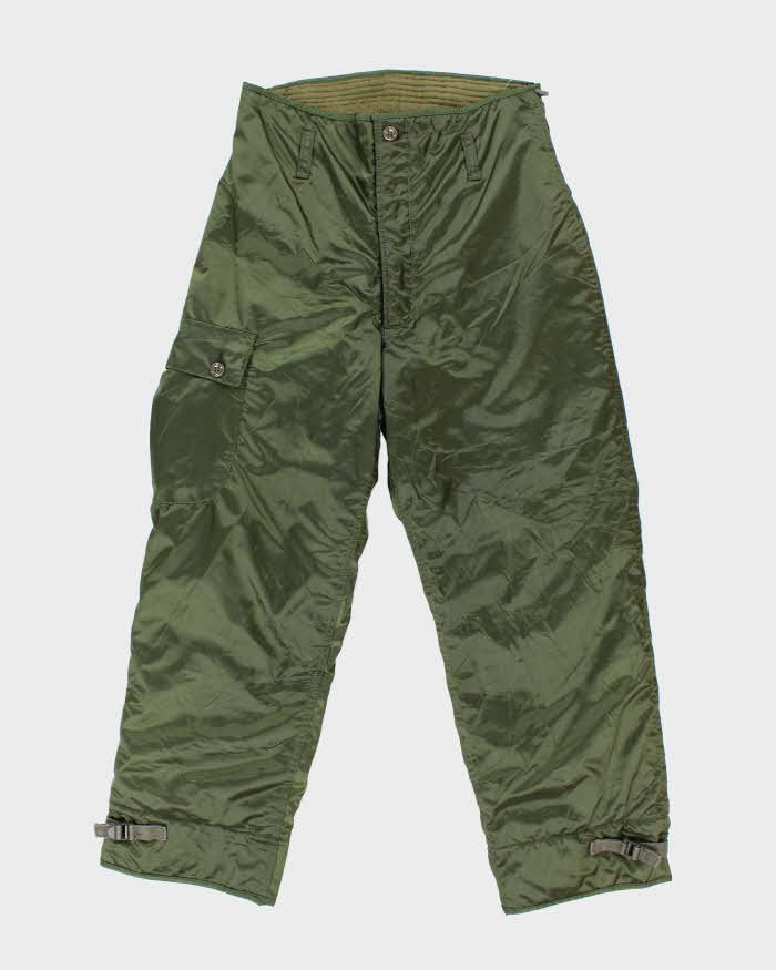 80s Vintage US Navy A-1 Insulated Deck Trousers - 30x30