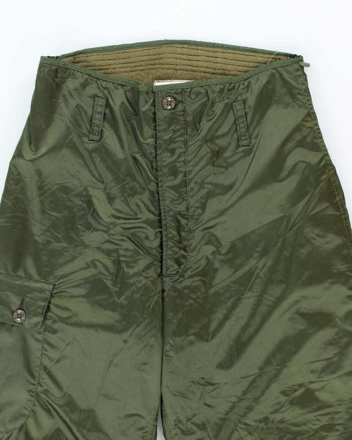 80s Vintage US Navy A-1 Insulated Deck Trousers - 30x30