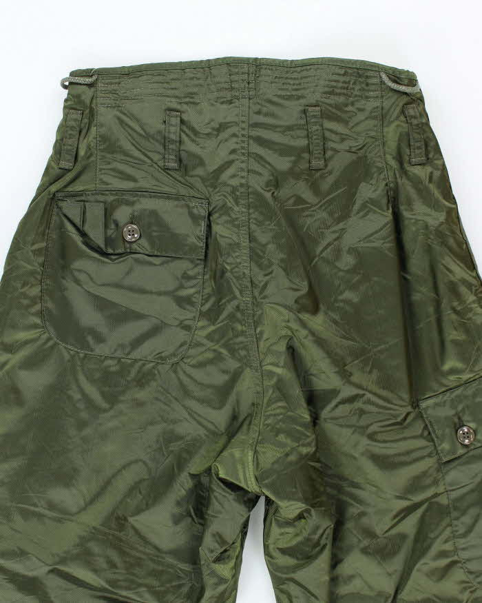 80s Vintage US Navy A-1 Insulated Deck Trousers - 30x30