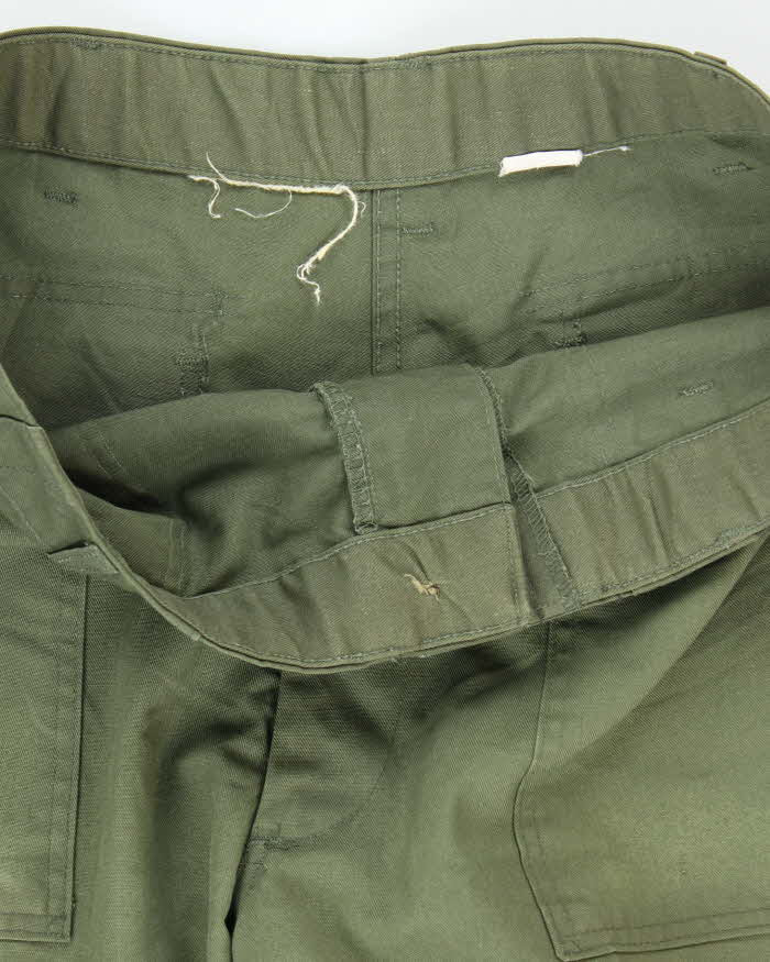 70s Vintage US Army Dura-Press Utility Trousers - 36x30
