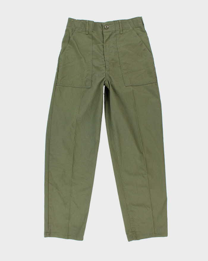 70s Vintage US Army Dura-Press Utility Trousers - 28x30