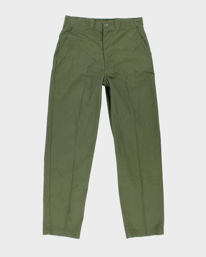 70s Vintage US Army Dura-Press Utility Trousers - 30x32