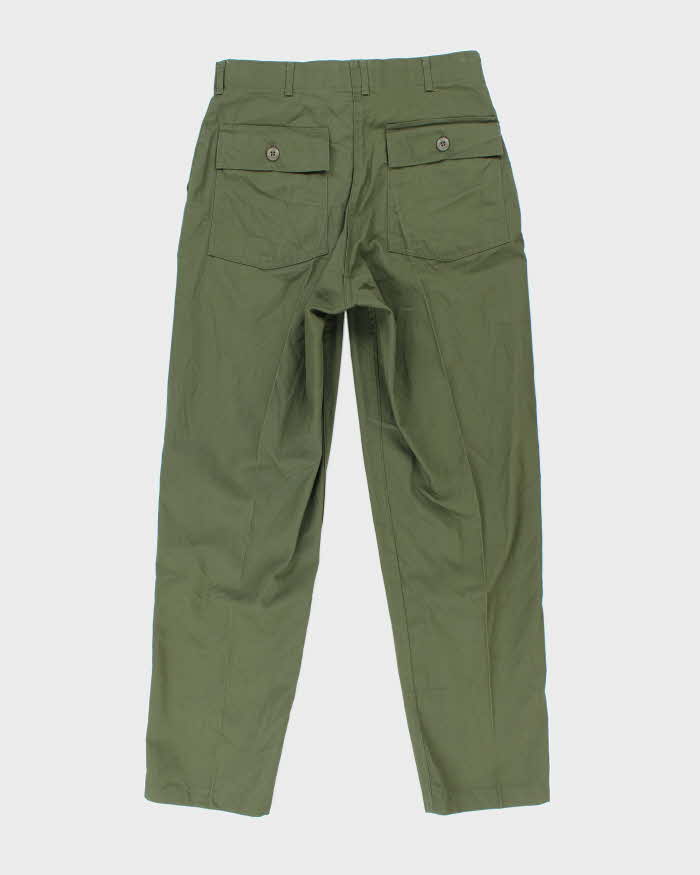 70s Vintage US Army Dura-Press Utility Trousers - 30x32