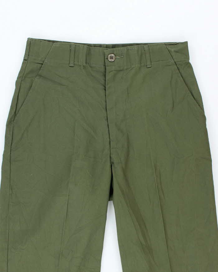 70s Vintage US Army Dura-Press Utility Trousers - 30x32