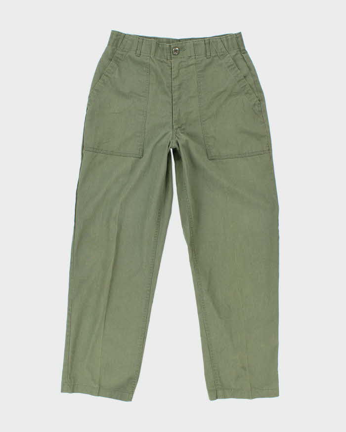 70s Vintage US Army Dura-Press Utility Trousers - 28x28