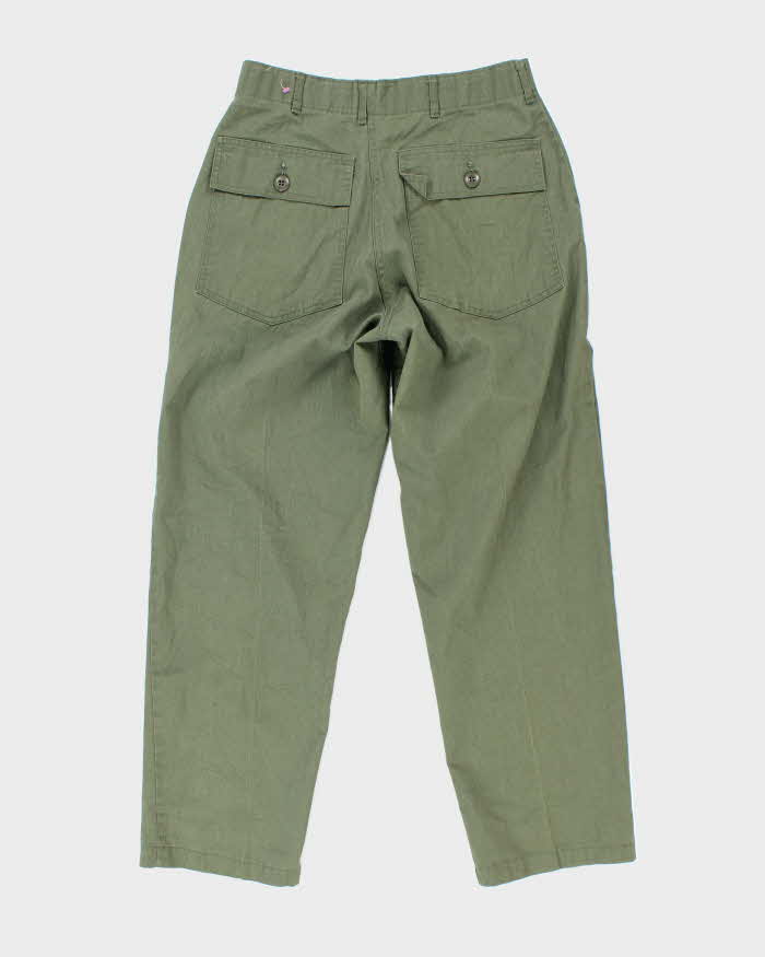 70s Vintage US Army Dura-Press Utility Trousers - 28x28