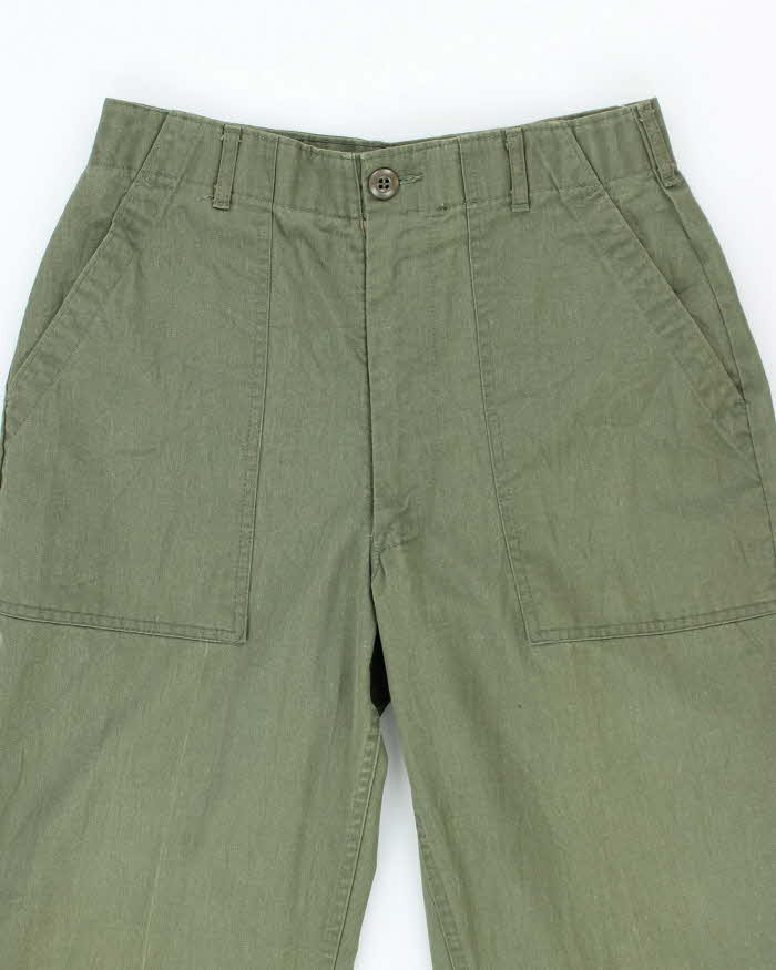 70s Vintage US Army Dura-Press Utility Trousers - 28x28