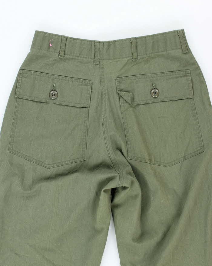 70s Vintage US Army Dura-Press Utility Trousers - 28x28