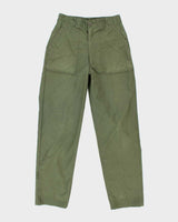 70s Vintage US Army Dura-Press Utility Trousers - 28x31