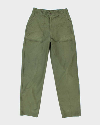 70s Vintage US Army Dura-Press Utility Trousers - 28x31