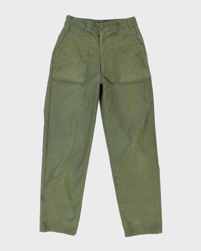 70s Vintage US Army Dura-Press Utility Trousers - 28x31
