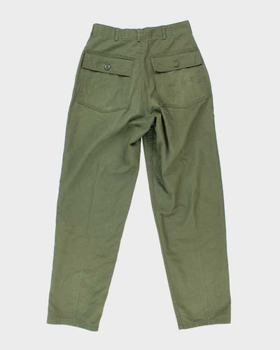 70s Vintage US Army Dura-Press Utility Trousers - 28x31
