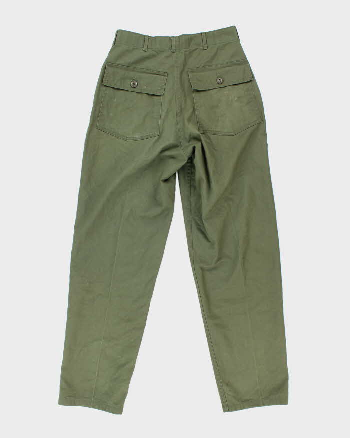 70s Vintage US Army Dura-Press Utility Trousers - 28x31